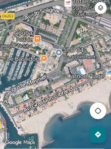 Carnon plage, studio entre mer et port