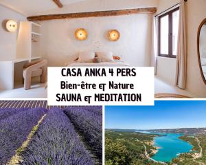 CASA ANANTA Appartements bien-etre aux portes du Verdon Refuge slow Life et sensoriel jusqu a 12 pers : photos des chambres