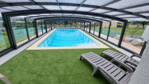 Maisons de vacances Gite Le Grand Bleu : photos des chambres