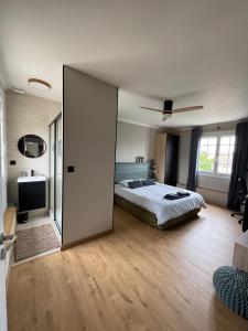 Sejours chez l'habitant Chambre 25m2 petit dejeuner en option : photos des chambres