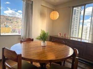 Apartamento con hermosa vista y soleado en Sopocachi