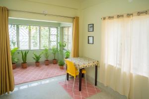 couple friendly room with balcony, kitchen private bath