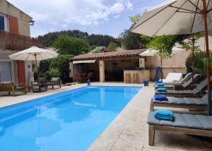 Maisons de vacances Maison en Provence-Entierement Climatisee-Piscine Privee-Cuisine Exterieure-Petanque-15 Minutes de la Plage : photos des chambres