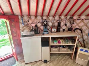 Tentes de luxe Ravissant yourte traditionnelle : photos des chambres