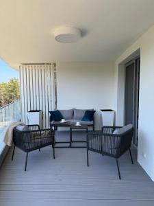 Rogowo Pearl Green Deluxe 2 sypialnie z widokiem na wydmę i na jezioro