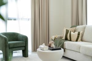 Luxury 1BR in District One with Lagoon Views