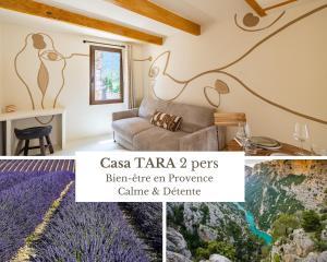 CASA ANANTA Appartements bien-etre aux portes du Verdon Refuge slow Life et sensoriel jusqu a 12 pers : photos des chambres