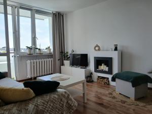 Mieszkanie w centrum z widokiem na miasto i z parkingiem