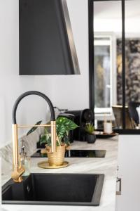Appartements La Charmeuse, suite luxueuse romantique & spa : photos des chambres
