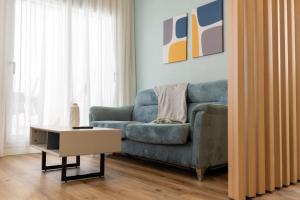 Cross views city, sea