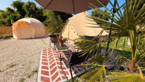 Glamping La Yurta nel Verde luxe ingerichte 6persoons Belltent