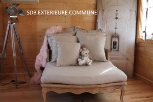 Campings Chambre studio photo chalet SDB partagee a proximite : photos des chambres
