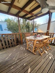 Mobil home, camping les pins maritimes