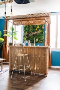 Appartements La Caliente love room glamour balneo en duo : photos des chambres