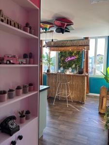 Appartements La Caliente love room glamour balneo en duo : photos des chambres