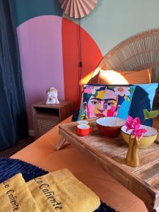 Appartements La Caliente love room glamour balneo en duo : photos des chambres