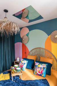 Appartements La Caliente love room glamour balneo en duo : photos des chambres