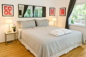 Enchanting Gated Hollywood Hills Oasis with Tranquil Treet-Top Views, Outdoor Living Room and Patios, Magical Zen Garden, Plus Bonus Romantic Guest House and Free Garage in LAs Most Desirable Central Serene Area, Sleeps 8-10