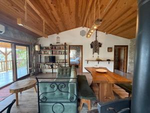 Stone House with Pool Among Olive Trees in Kabak