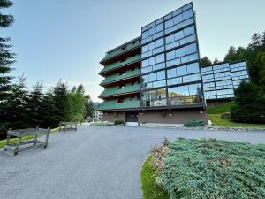 Appart 313, au pied des pistes de ski avec superbe vue
