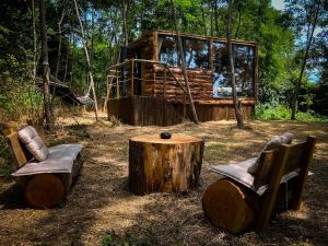 Chalets Insolite Le Coin du Bucheron : photos des chambres