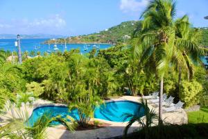 Sunset View Pool Villa Close to All of St John