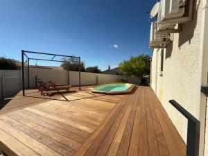 Maisons de vacances Oasis privee a Vendres piscine et confort moderne : photos des chambres