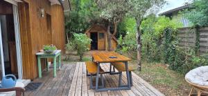 Maisons de vacances La Cabane de Taussat proche de la plage : photos des chambres