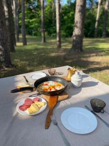 Відпочинок у будиночку серед хвойного лісу