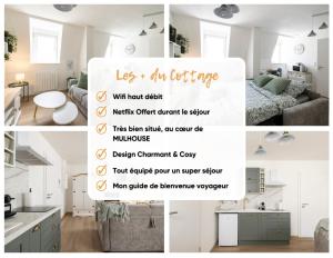 Appartements MonSejourCosy - Le Cottage - Studio - Cosy - Netflix : photos des chambres