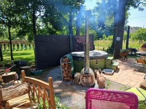 Tiny house U Jelena, hot tub