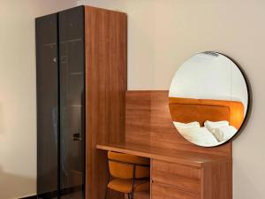 غرفة نوم واسعة استديو فندقية