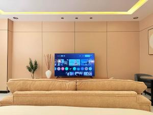 غرفة نوم واسعة استديو فندقية