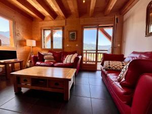 Chalet tradition 6 pers avec cheminée, balcon et parking à Samoëns - FR-1-624-124