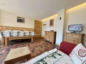Appartements Appartement cosy au coeur de Praz-Sur-Arly - 5 pers, proche centre et pistes, parking et casier ski - FR-1-603-35 : photos des chambres
