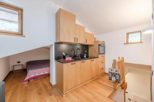 Nest-home in front to Mont Blanc