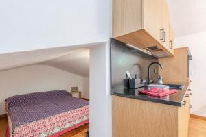 Nest-home in front to Mont Blanc