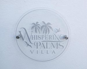 Whispering Palms Villa in Jolly Harbour