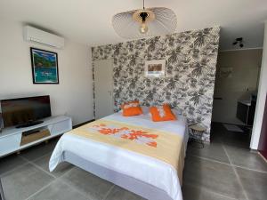 Maisons d'hotes Suite MOOREA dans villa avec piscine au calme, proche plages : photos des chambres