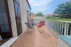 Maisons de vacances House 2 bedrooms with garden near beach : photos des chambres