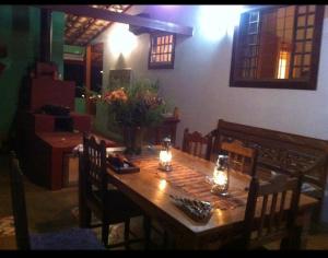 Casinha de campo na mata preservada