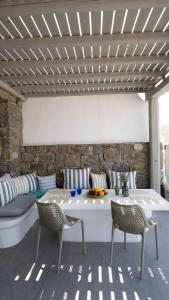 Ultramare Mykonos Beachfront House with 2 Outdoor Tubs