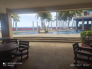 Oceanfront apartment in Morrocoy, Tucacas, PB