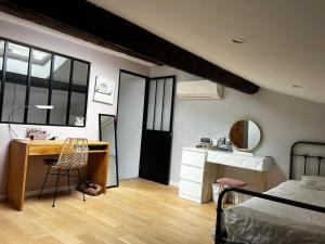 Loft, terrasse, Montpellier, quartier carré du roi, Arceaux,
