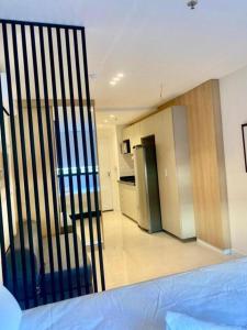 Flat moderno Garagem AR cond Jardim Amália VR