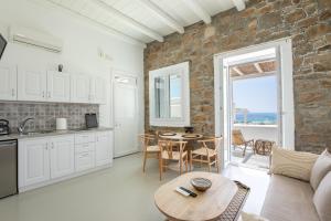 Mykonos Stone Villa Kalo Livadi Sea View