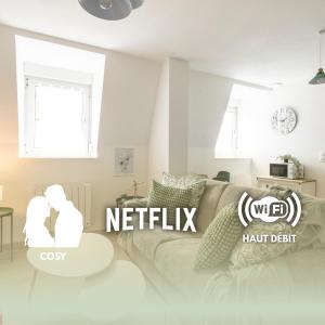 Appartements MonSejourCosy - Le Cottage - Studio - Cosy - Netflix : Appartement 1 Chambre