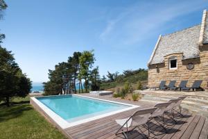 Maisons de vacances Villa Marine - Proche plage, piscine, jacuzzi : photos des chambres