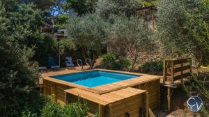 Villas Belle Villa avec Superbe vue, Piscine et Jacuzzi : photos des chambres
