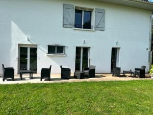 B&B / Chambres d'hotes Ongi Etorri Chez les Ch-tis : Chambre Double - Vue sur Jardin